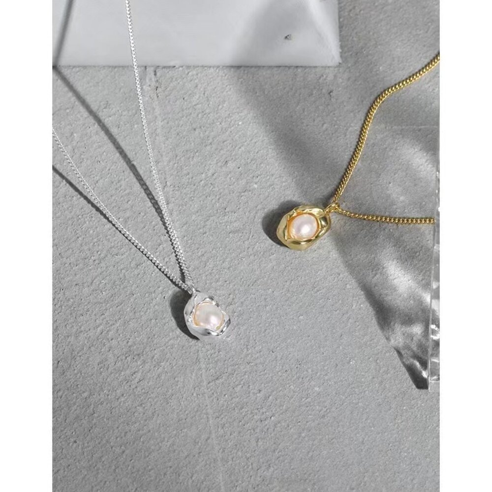 Real baroque pearl necklace,Real freshwater peal necklace